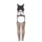 Preview: Mesh Bodystocking Without Crotch With Cups and Open Shoulders Black – Subblime