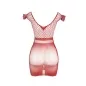 Preview: Kurzes Rotes Hkelkleid Mit Grill – Subblime