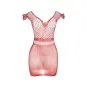 Preview: Kurzes Rotes Hkelkleid Mit Grill – Subblime