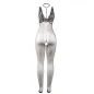Preview: Black Transparent Mesh Bodystocking with Crotchless Bottoms – Subblime