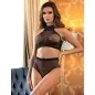 Preview: Bodystocking Fishnet Set With Rhinestones Black – Sublime