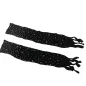 Preview: Black Mesh Bodystocking with Gloves and Diamonds – Subblime
