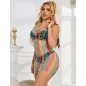 Preview: Rainbow Netz-Bodystocking Mit Freien Schultern – Subblime