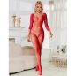 Preview: SUBBLIME - 952419 NETZ-BODYSTOCKING MIT DIAMANTEN LANGARM ROT EINE GRÖSSE