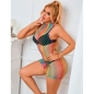 Preview: SUBBLIME - 952433 RAINBOW HOHER KRAGEN RMELLOSER NETZ BODYSTOCKING EINE GRÖSSE