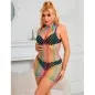 Preview: Rainbow High Collar Sleeveless Mesh Bodystocking – Sublime