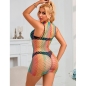 Preview: SUBBLIME - 952433 RAINBOW HOHER KRAGEN RMELLOSER NETZ BODYSTOCKING EINE GRÖSSE