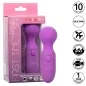 Preview: Purple rechargeable massage wand in packaging, 10 functions, waterproof, silicone, USB, 1 year warranty.