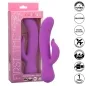 Preview: Lila Vibrator in Verpackung, mit Turbo, Silikon, Dualmotoren, wasserdicht, USB-aufladbar, 1 Jahr Garantie.