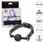 Preview: Ball gag set with packaging, vegan leather, adjustable, made of silicone, with 1 year warranty.