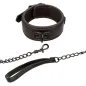 Preview: Nocturnal Leather Collar & Leash Black – Calex