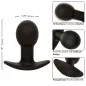 Preview: Rock Bottom Anal Plug 10 Modes Silicone Black – Calex