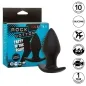 Preview: Packaging and two black silicone plugs, with functions and warranty symbols on the right side.
