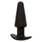 Preview: Rock Bottom Tapered Anal Plug 10 Modes Silicone Black – Calex