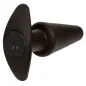 Preview: Rock Bottom Tapered Anal Plug 10 Modes Silicone Black – Calex