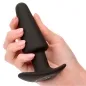 Preview: Rock Bottom Tapered Anal Plug 10 Modes Silicone Black – Calex