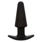 Preview: Rock Bottom Tapered Anal Plug 10 Modes Silicone Black – Calex