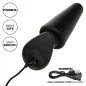 Preview: Rock Bottom Tapered Anal Plug 10 Modes Silicone Black – Calex