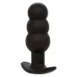 Preview: Rock Bottom Anal Plug with Beads, 10 Modes, Silicone, Black – Calex