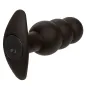 Preview: Rock Bottom Anal Plug with Beads, 10 Modes, Silicone, Black – Calex
