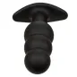 Preview: Rock Bottom Anal Plug with Beads, 10 Modes, Silicone, Black – Calex