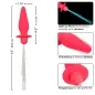 Preview: Southern Lights Light Up Analstecker 10 Modi Silikon Rosa – Calex