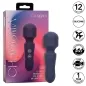 Preview: Purple massager with packaging, 12 functions, silicone, waterproof, USB rechargeable, 1 year warranty.