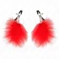 Preview: Federnippenklemme Rot 7cm – Kink
