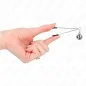 Preview: Bell-shaped nipple clamps, silver, 7cm – Kink