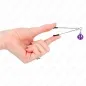 Preview: Bell-shaped nipple clamps, purple, 7cm – Kink