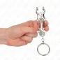 Preview: O-Ring Japanese Cloverleaf Nipple Clamps Silver – Kink