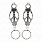Preview: O-Ring Japanese Cloverleaf Nipple Clamps Silver – Kink