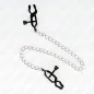 Preview: Flat chain nipple clamps silver 30cm – Kink