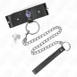 Preview: Halskette 65cm Mit Band Mit Blauen Diamanten – Kink