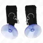 Preview: Wrist restraints with suction cups, black, 29-40cm x 5cm – Kink