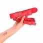 Preview: Halskette Mit Leine 116cm Rojo Gurt Verstellbar – Kink