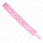 Preview: KINK - HALSBAND MIT LEINE 65 CM MIT EINSCHRÃNKUNGEN ROSA 36-42 CM X 5,5 CM