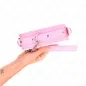 Preview: Halsband Mit Leine 65cm Mit Einschränkungen Rosa – Kink