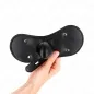 Preview: Ball Gag Mundmaske Mit Schloss Verstellbar 42-60cm – Kink