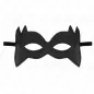 Preview: Black eye mask with pointed ears, reminiscent of a cat.