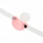 Preview: Pink pacifier-shaped tip 5.5 x 4 cm Adjustable 43-60 cm – Kink