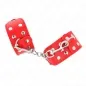 Preview: Bracelets with Double Row of Adjustable Rivets Red – Kink