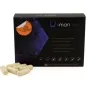 Preview: Black packaging from U-man Pills with blue patterns and capsules in front. Contains L-Arginine, Panax Ginseng, Maca Root.