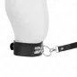 Preview: Studded leash 116cm collar with faux leather strap 50 x 5cm – Kink