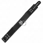 Preview: Studded leash 116cm collar with faux leather strap 50 x 5cm – Kink
