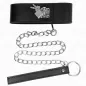 Preview: Halskette Mit Leine 65cm Mit Breitem Schwarzen Riemen – Kink