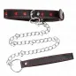 Preview: Necklace with leash 65cm, heart details 52.5 x 2.5cm – Kink