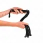 Preview: Schwarze Seilpeitsche 56cm – Kink