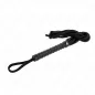 Preview: Schwarze Seilpeitsche 56cm – Kink