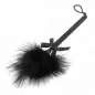 Preview: Nylonseilstab Mit Kitzelfedern Und Schwarzer Schleife 25cm – Kink